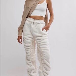 Free People Movement sundown fleece pants medium NWT